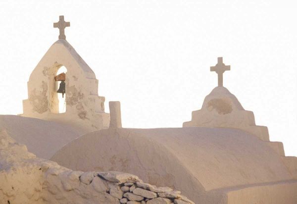 Greece, Cyclades, Mykonos Bell of a Church
